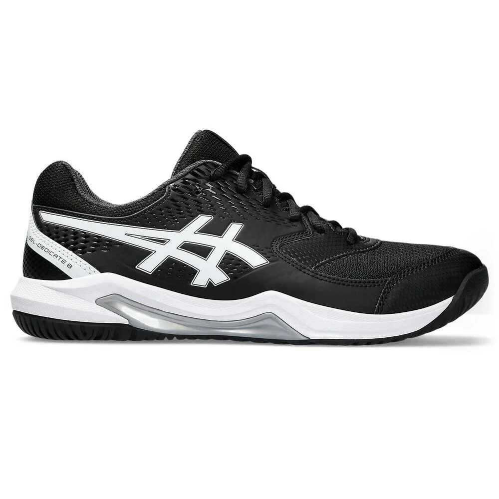 Asics Gel-Dedicate 8 1041A408-001 Sneakers Men's 12 D Black Tennis Shoes LIQ1282